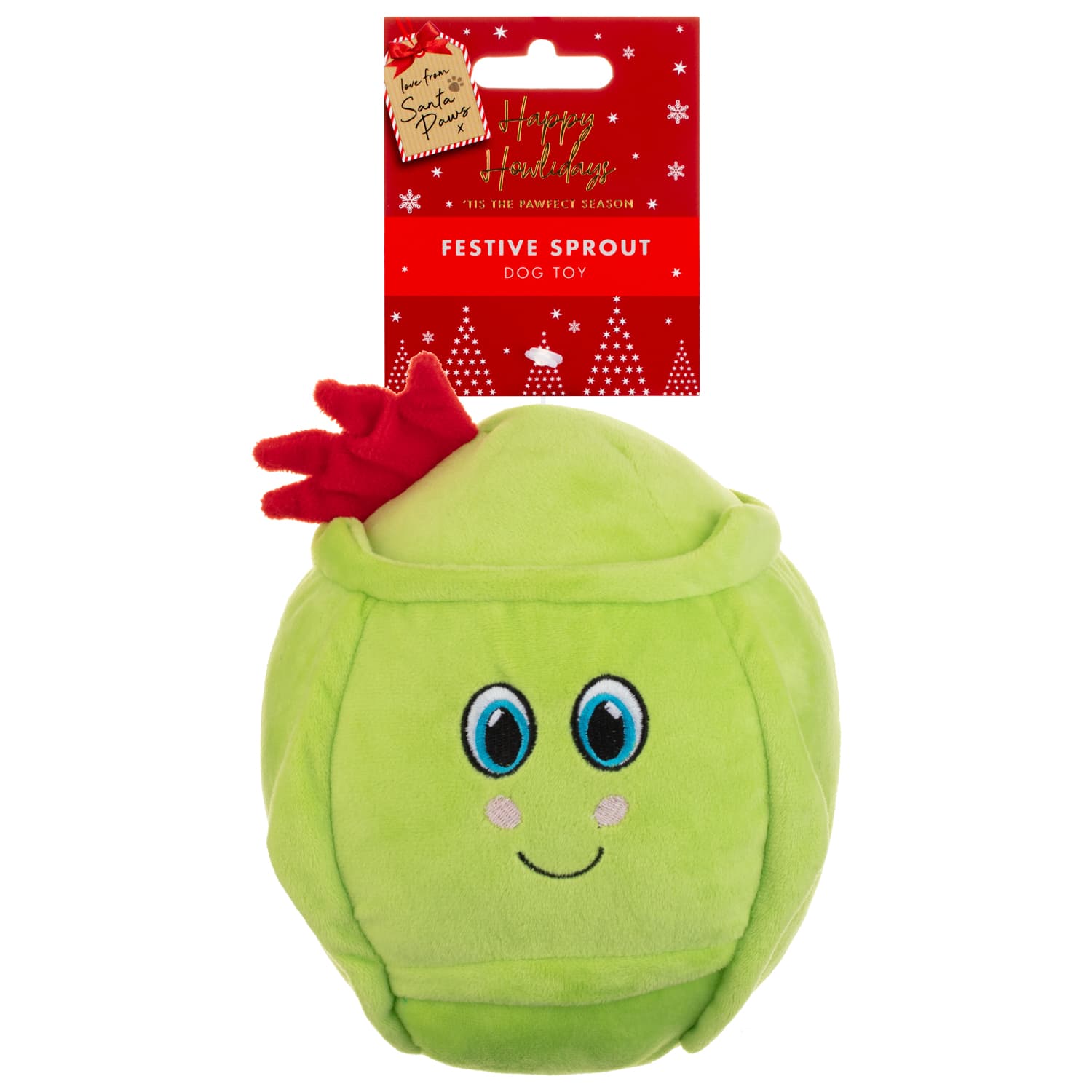 Festive Food Dog Toy Sprout Christmas Pet Toys B&M