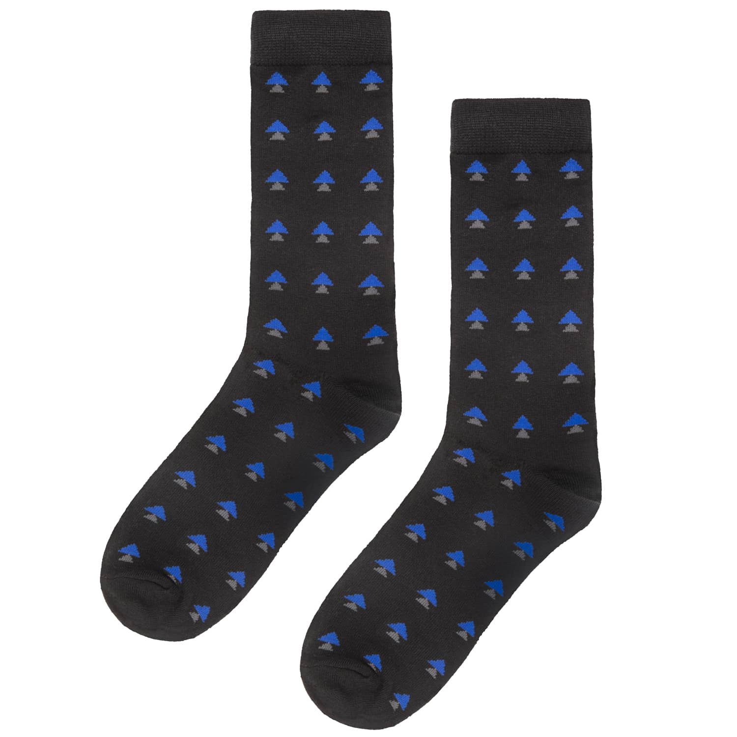 Men's Design Socks 5pk Blue & Black Mens Clothing B&M