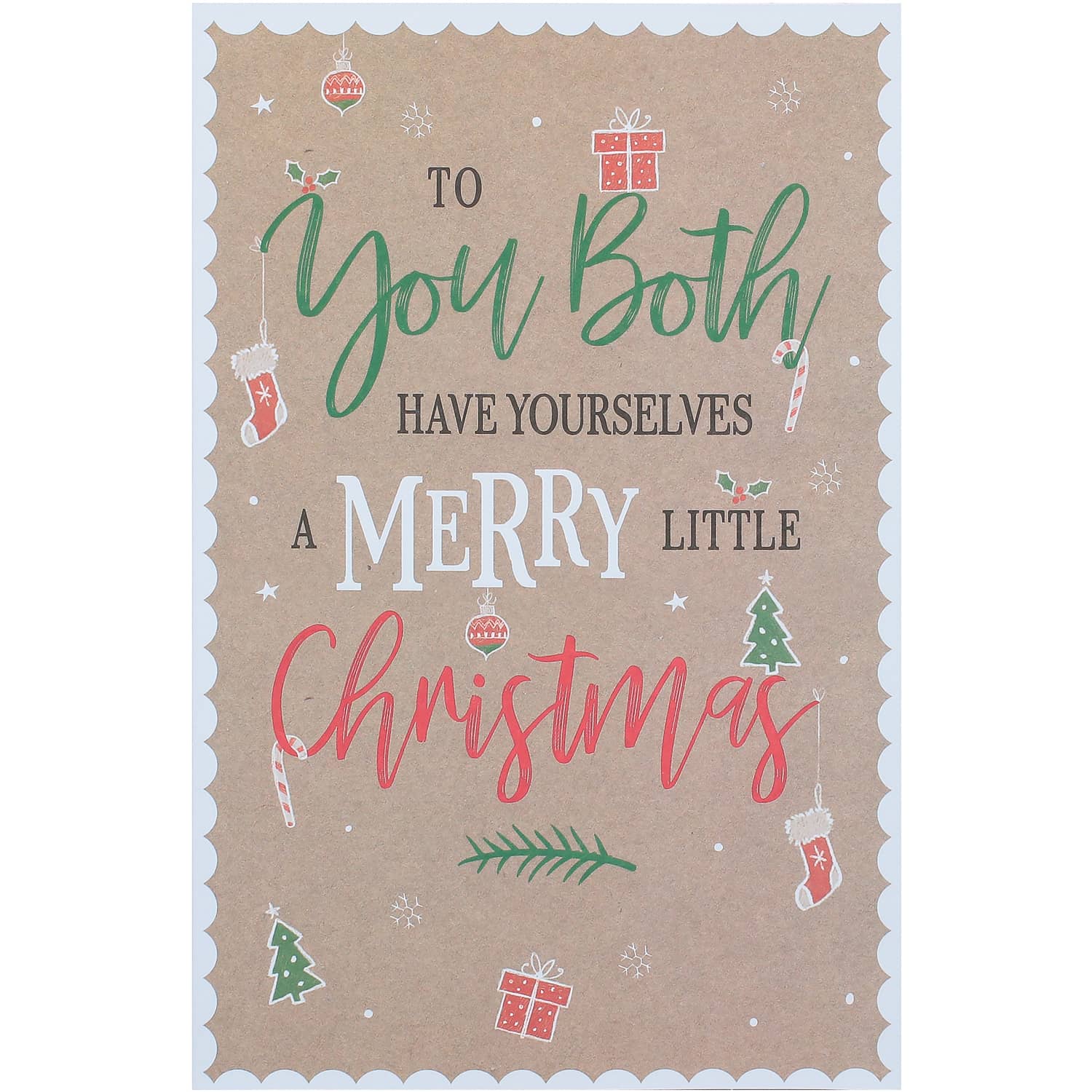 To You Both Christmas Card Greeting Cards B M