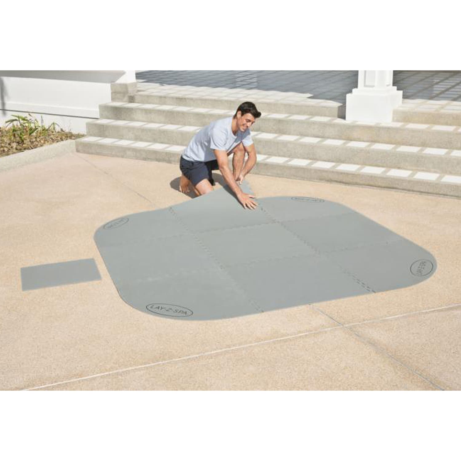 LayZSpa Floor Protector Mat Garden Hot Tub B&M Stores