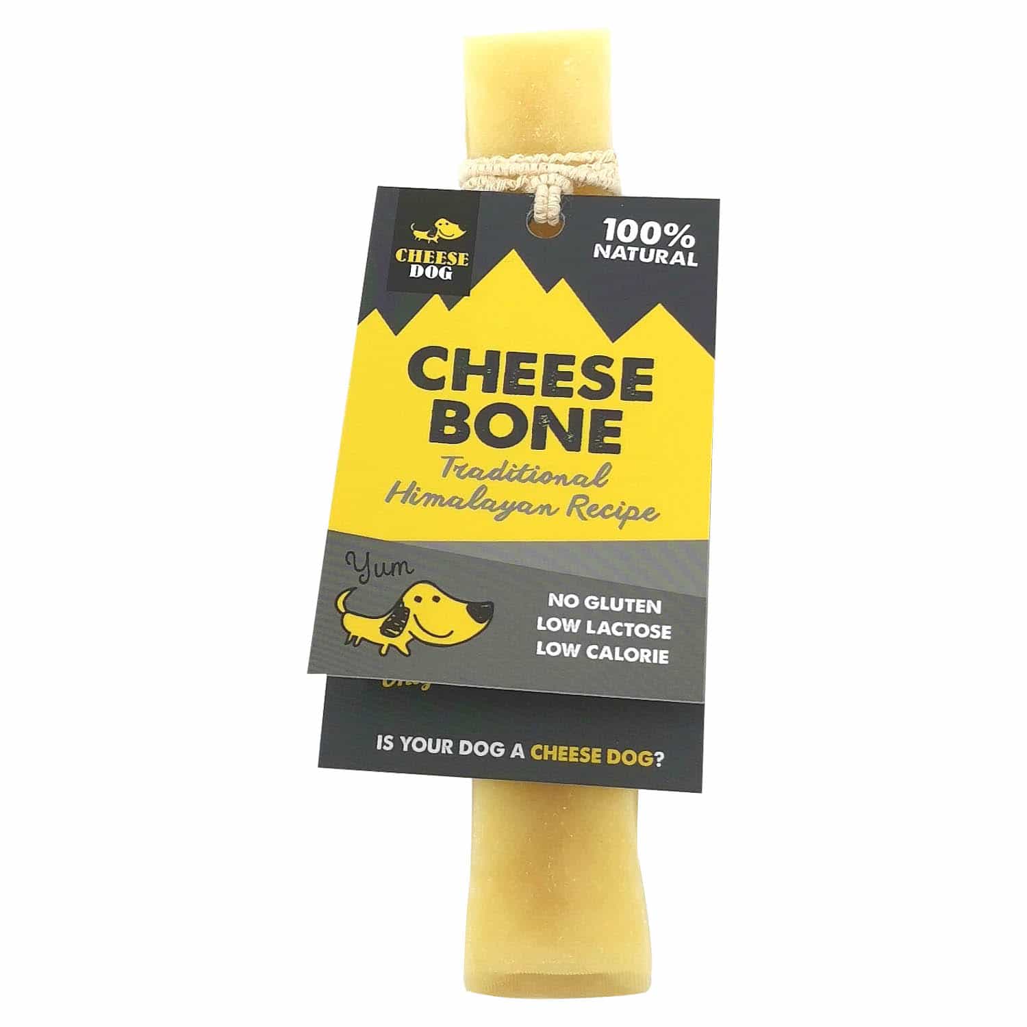 Cheese Bone Dog Chew 110g Medium Dog Treats B&M Stores