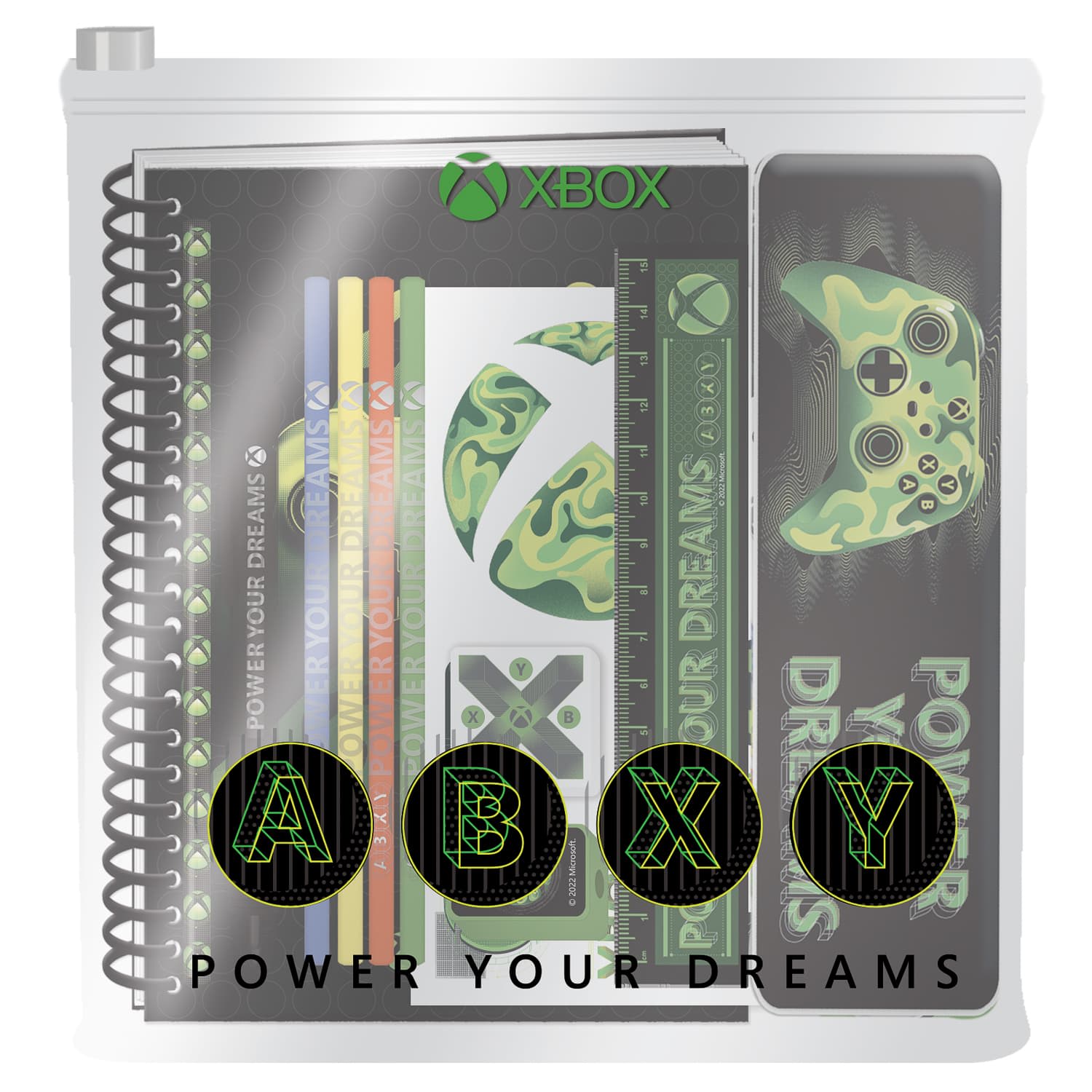 Xbox Stationery Set Kids Stationery Pencils B&M