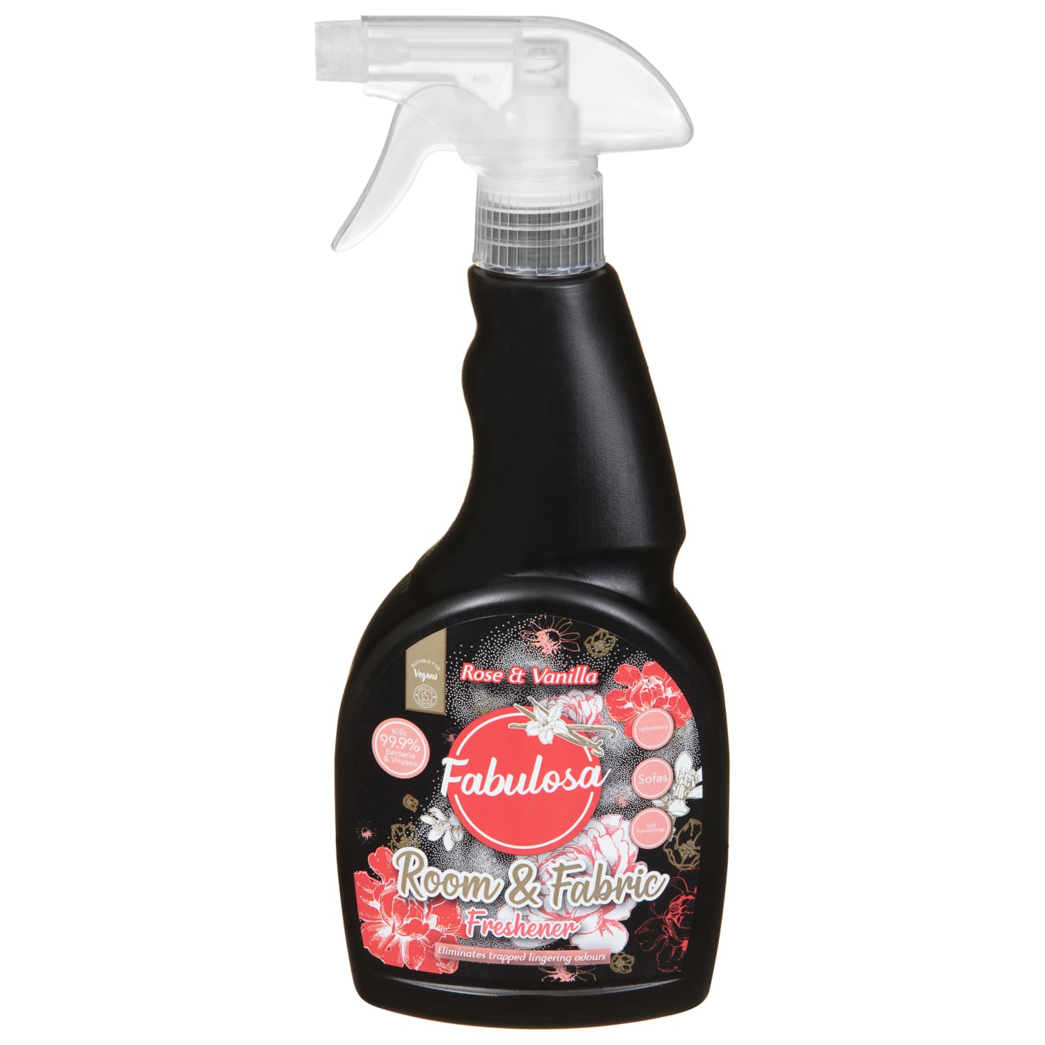 Fabulosa Room & Fabric Freshener 500ml Rose & Vanilla B&M