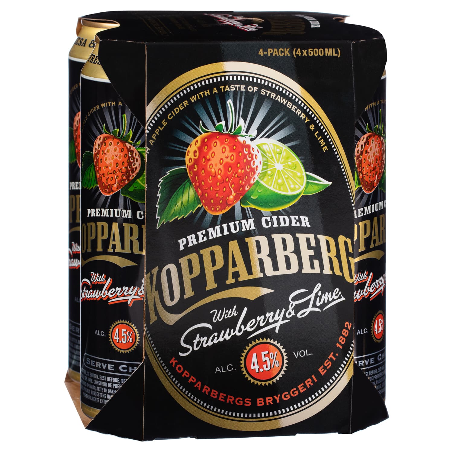 Offer BMStores Kopparberg Strawberry & Lime Cider 4