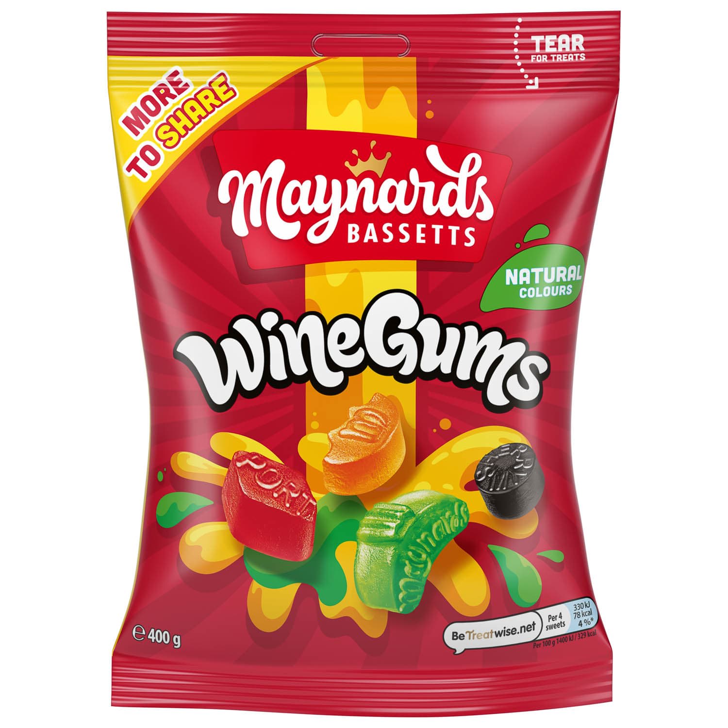 Offer BMStores Maynards Bassetts Wine Gums 400g BMStores