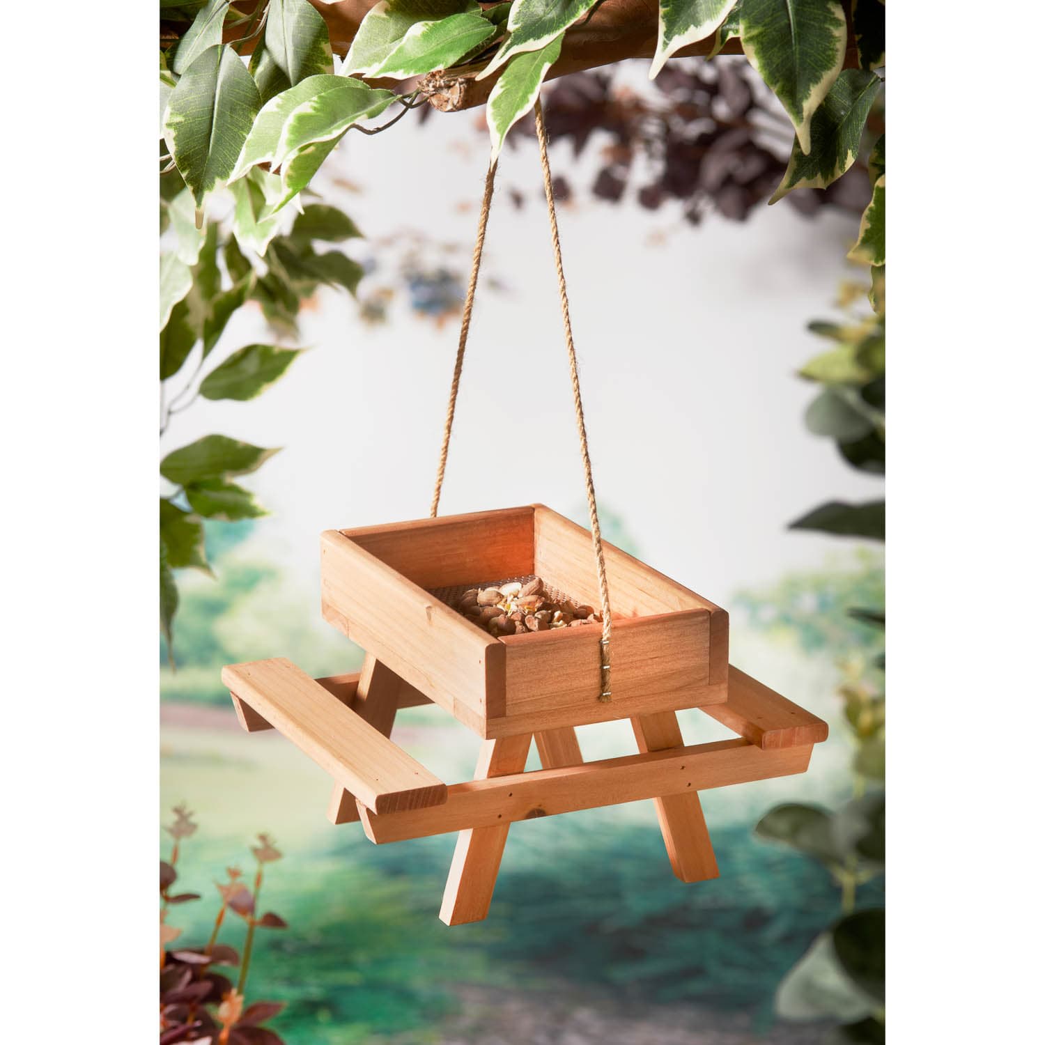 Offer BMStores Picnic Table Bird Feeder BMStores