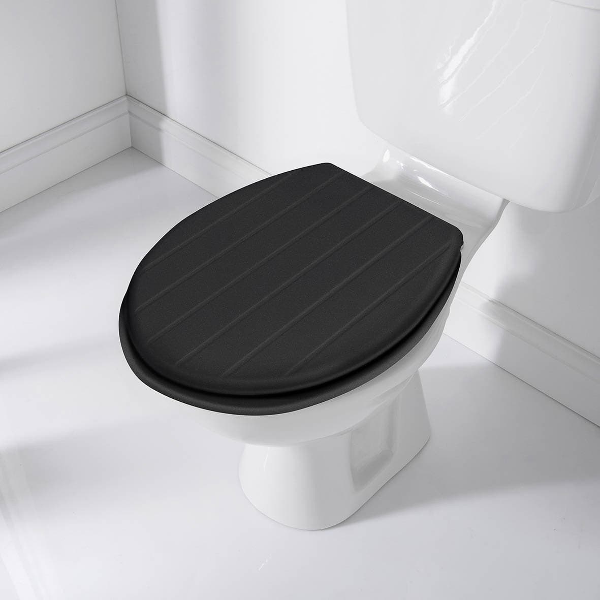 Toilet Seat T&G Black Toilet Seats B&M Stores