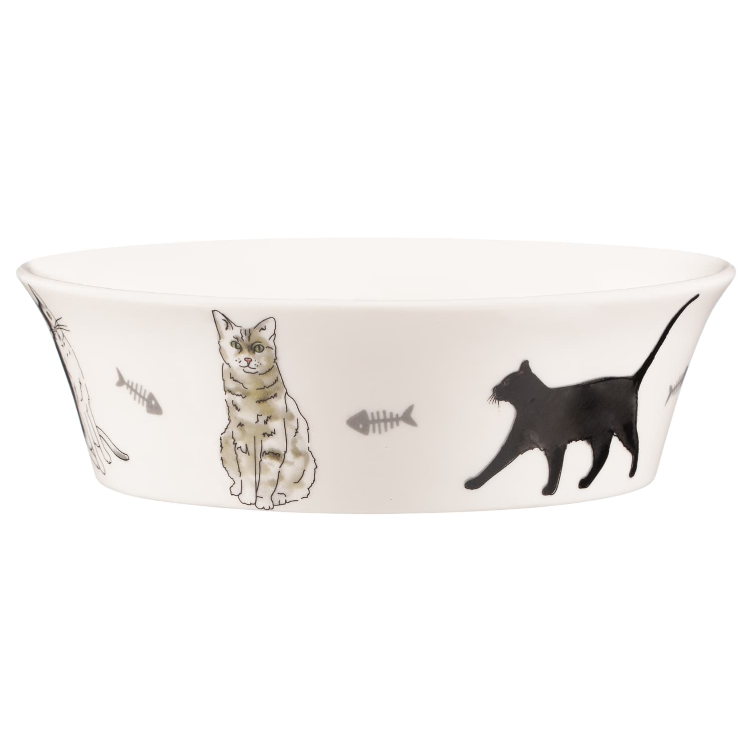 Ceramic Cat Bowl Pet Bowls B&M Stores