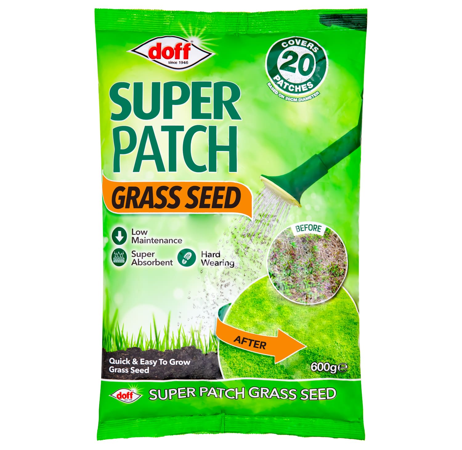 Doff Super Patch Grass Seed 600g B&M