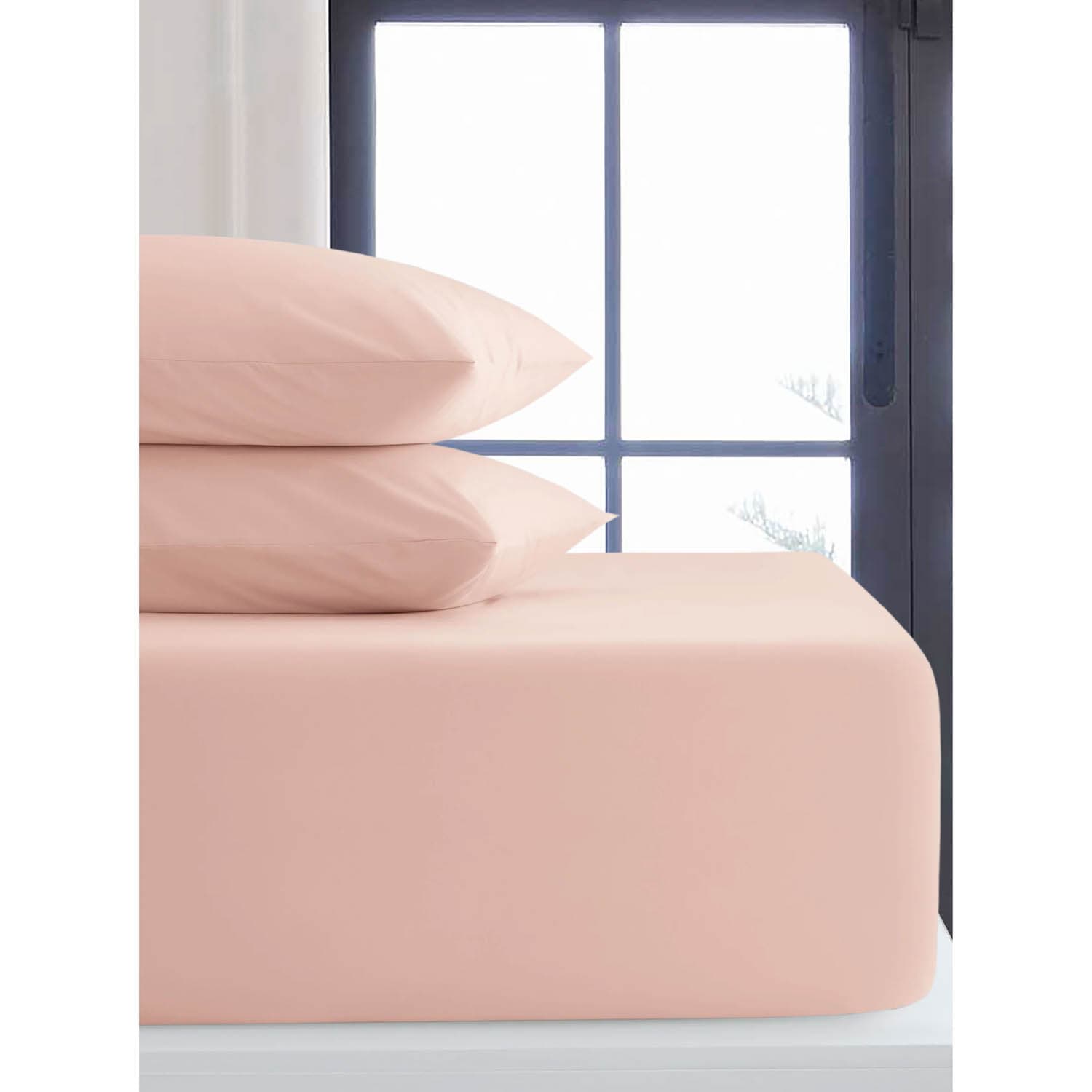 Silentnight Blush King Fitted Sheet Bedding & Textiles B&M