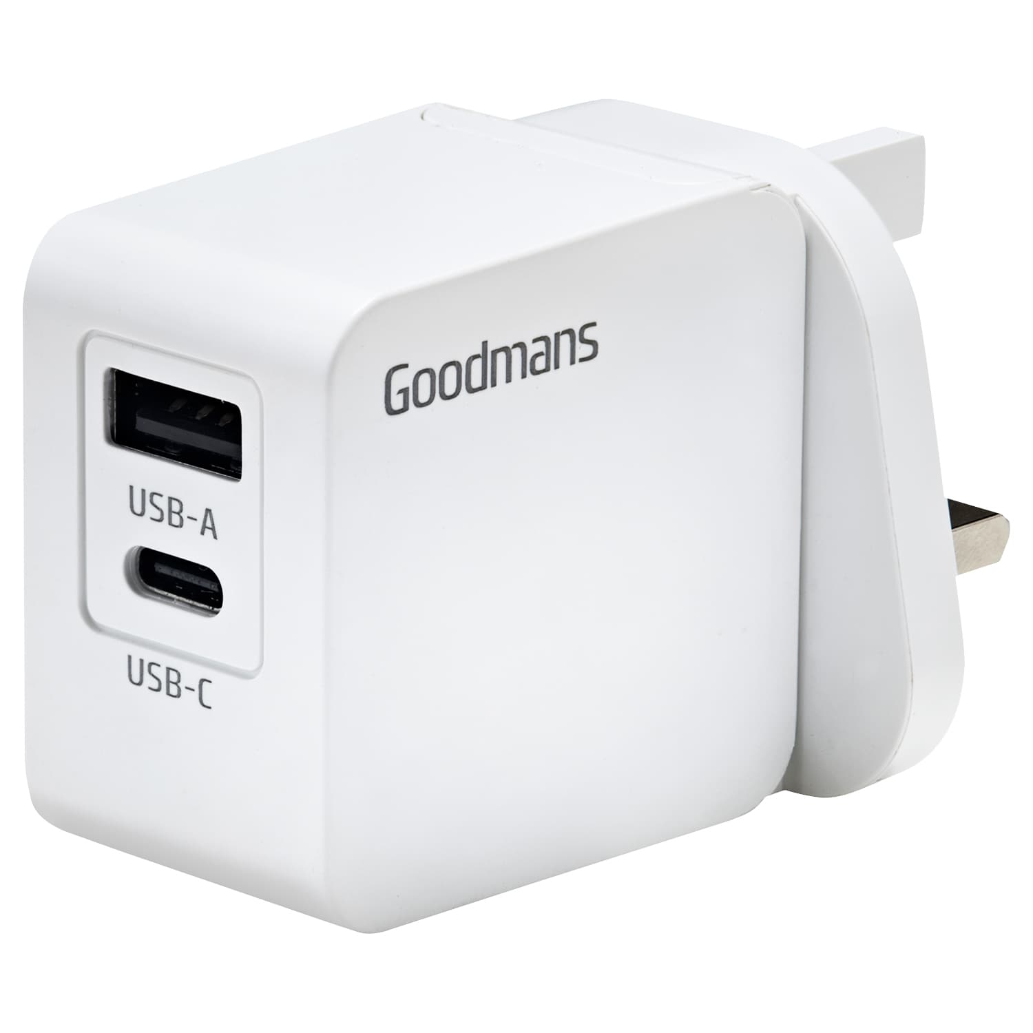 Goodmans Mains PD Fast Charger White Chargers B&M