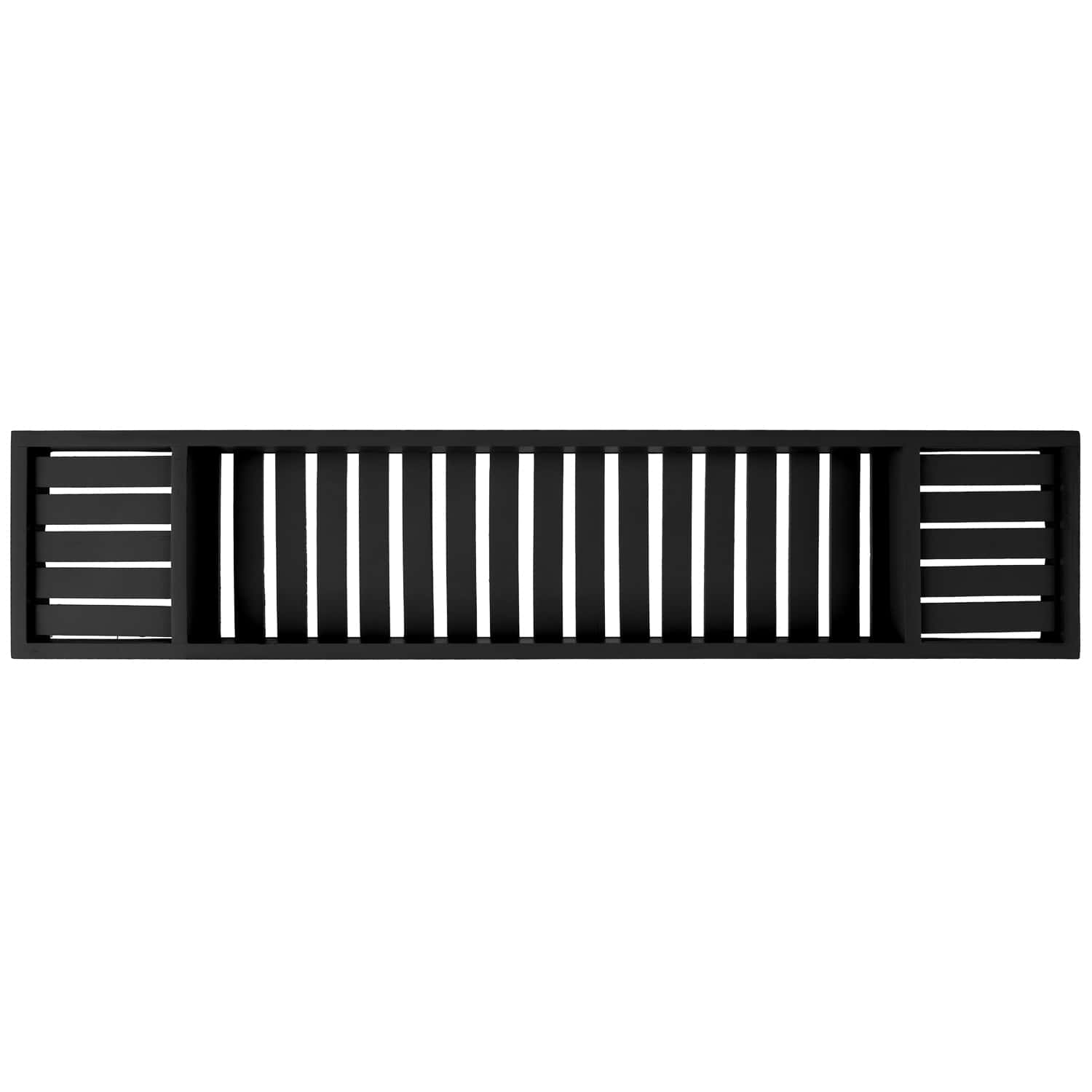 Black Over Bath Rack Bathroom Accessories B&M
