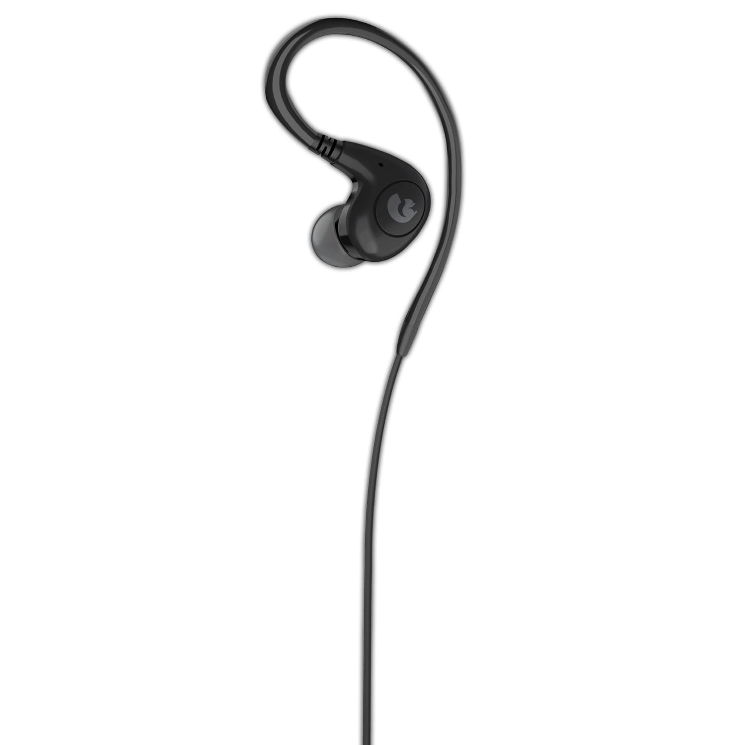 Goodmans Athletic Hook Earphones Black Electrical B&M