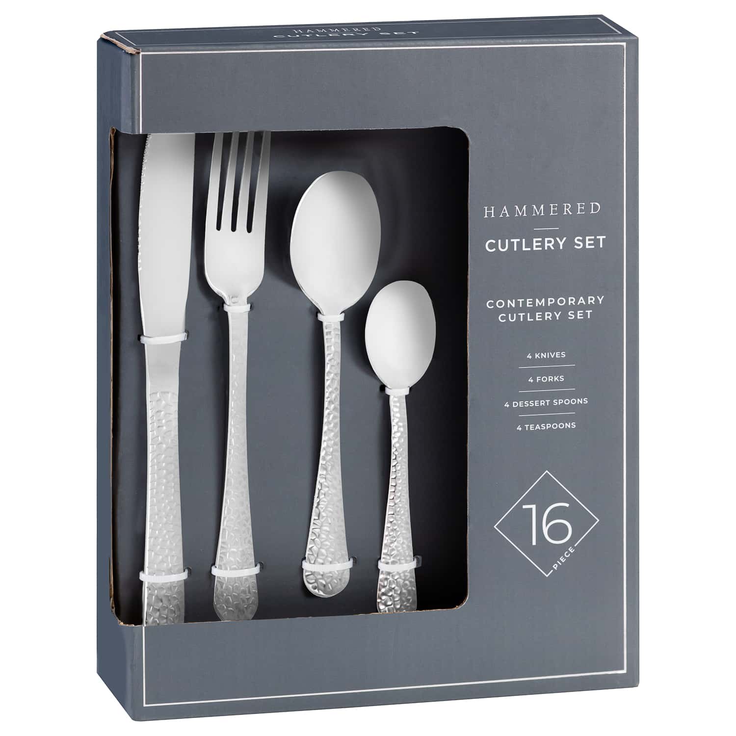 thumbnail image 2 of Cambridge Silver Crescent Flatware - Stainless Steel, Frosted Handle & Glossy Bowl (2004-2008) 2 of 6