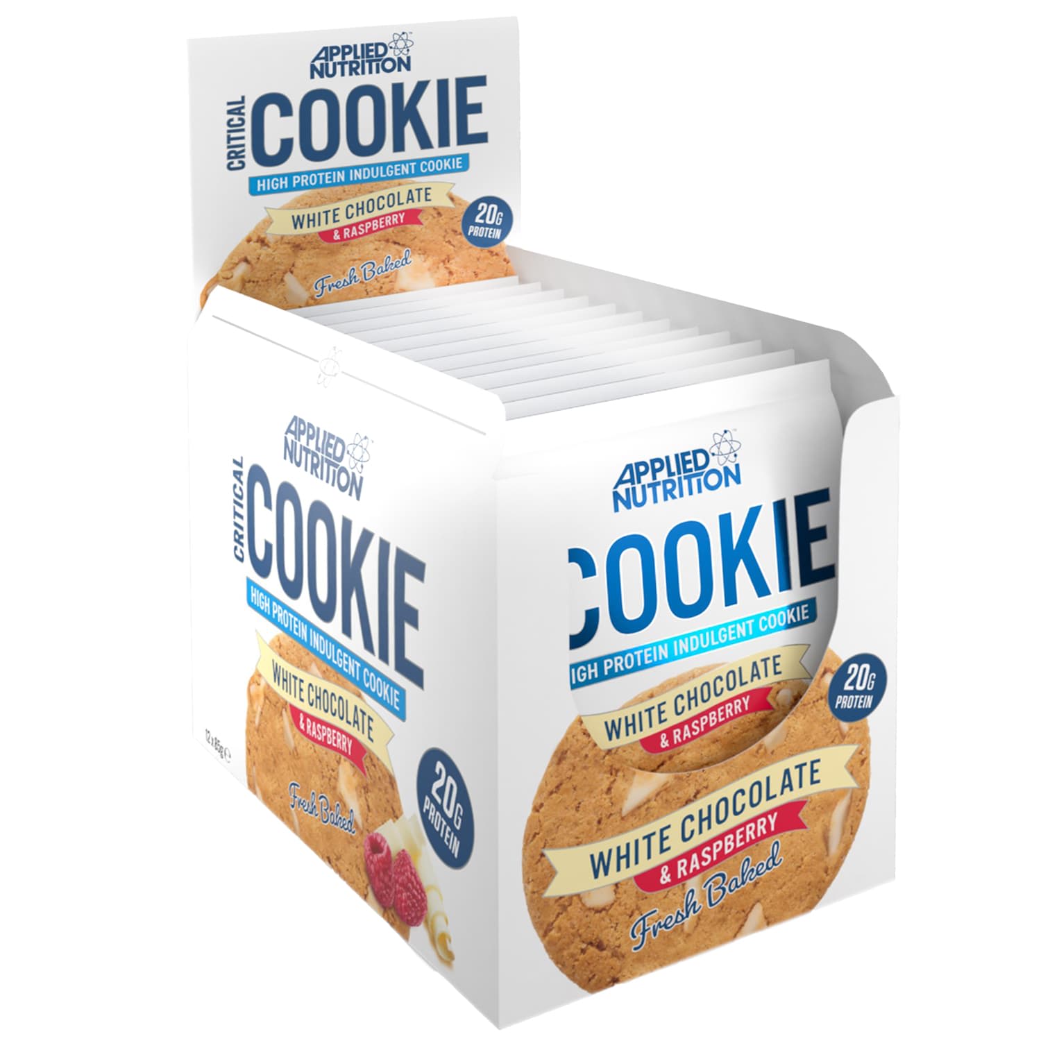 Applied Nutrition Protein Cookie 85g White Chocolate & Raspberry Fitness B&M Stores