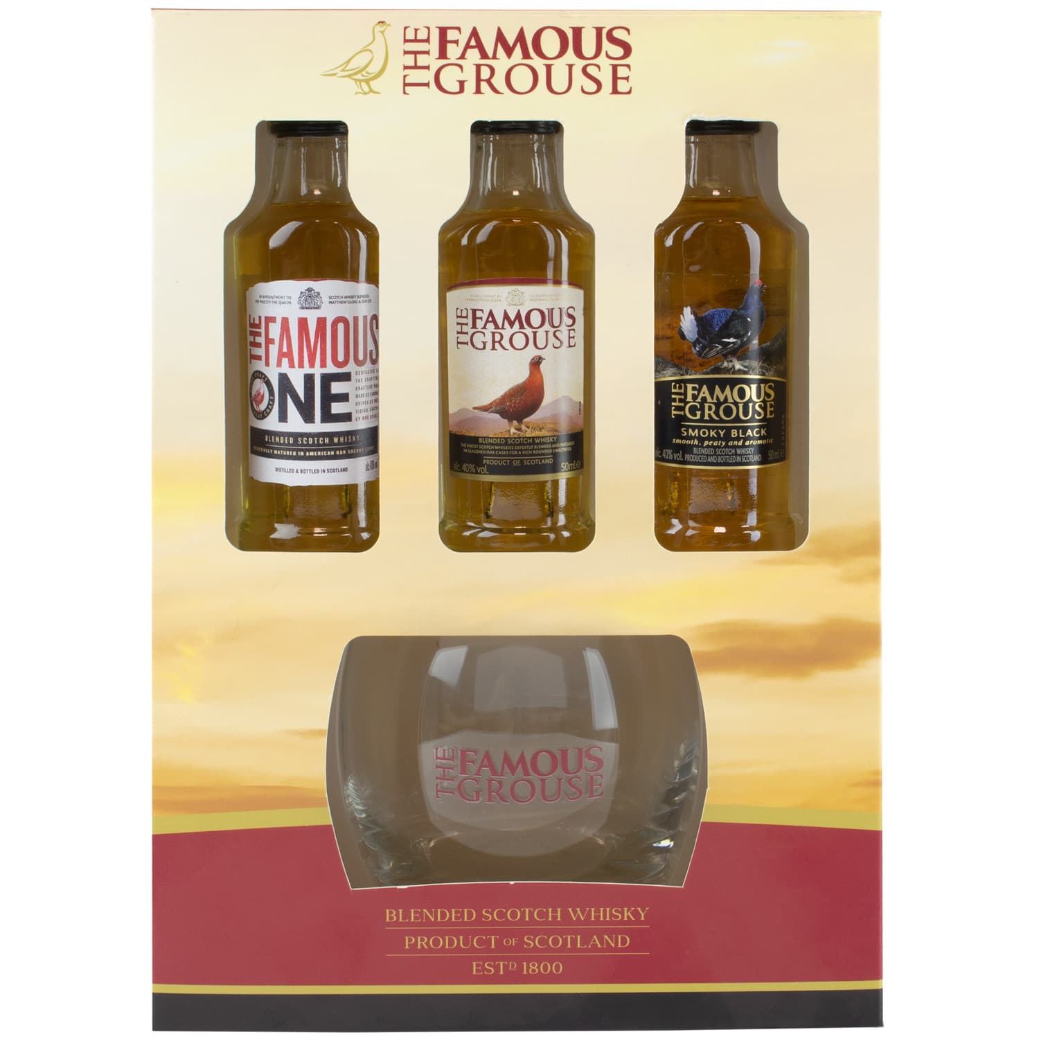 The Famous Grouse Gift Set 4pk Alcohol Gift Sets B&M Stores