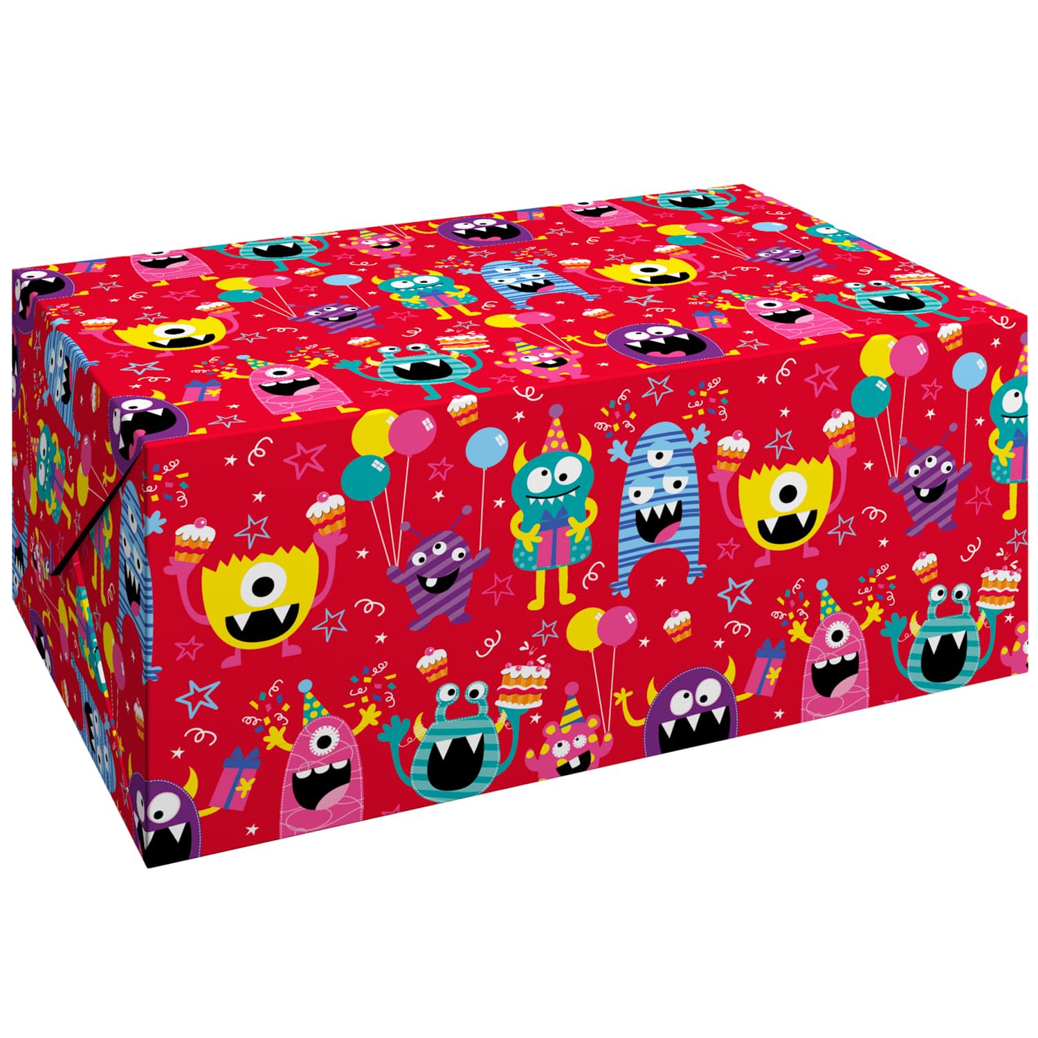 Kids Everyday Wrapping Paper 3m Monster Gift Wrap B&M