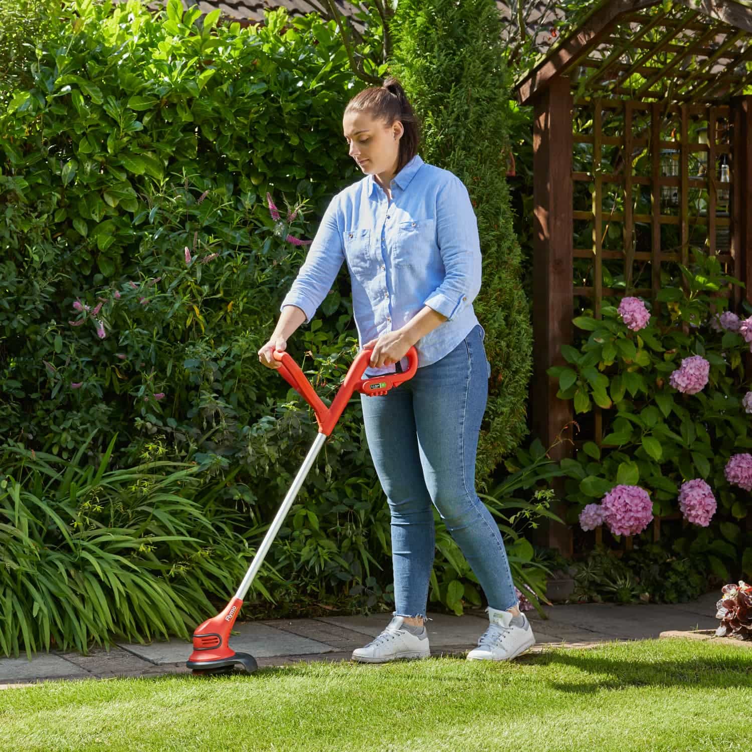 Flymo SimpliTrim Li Cordless Grass Trimmer Garden Electricals B&M