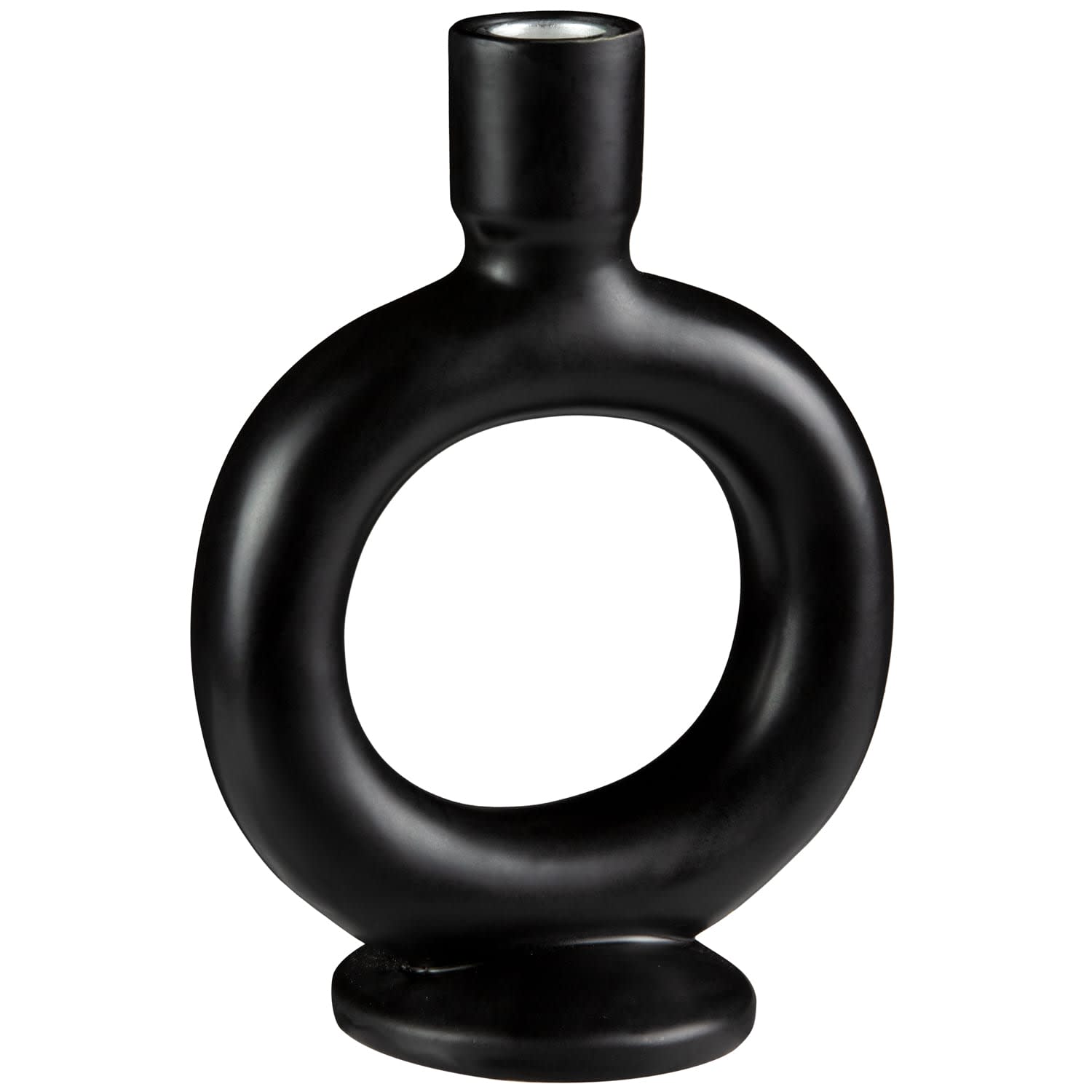 Round Candle Holder Black Decorative Accessories B&M Stores