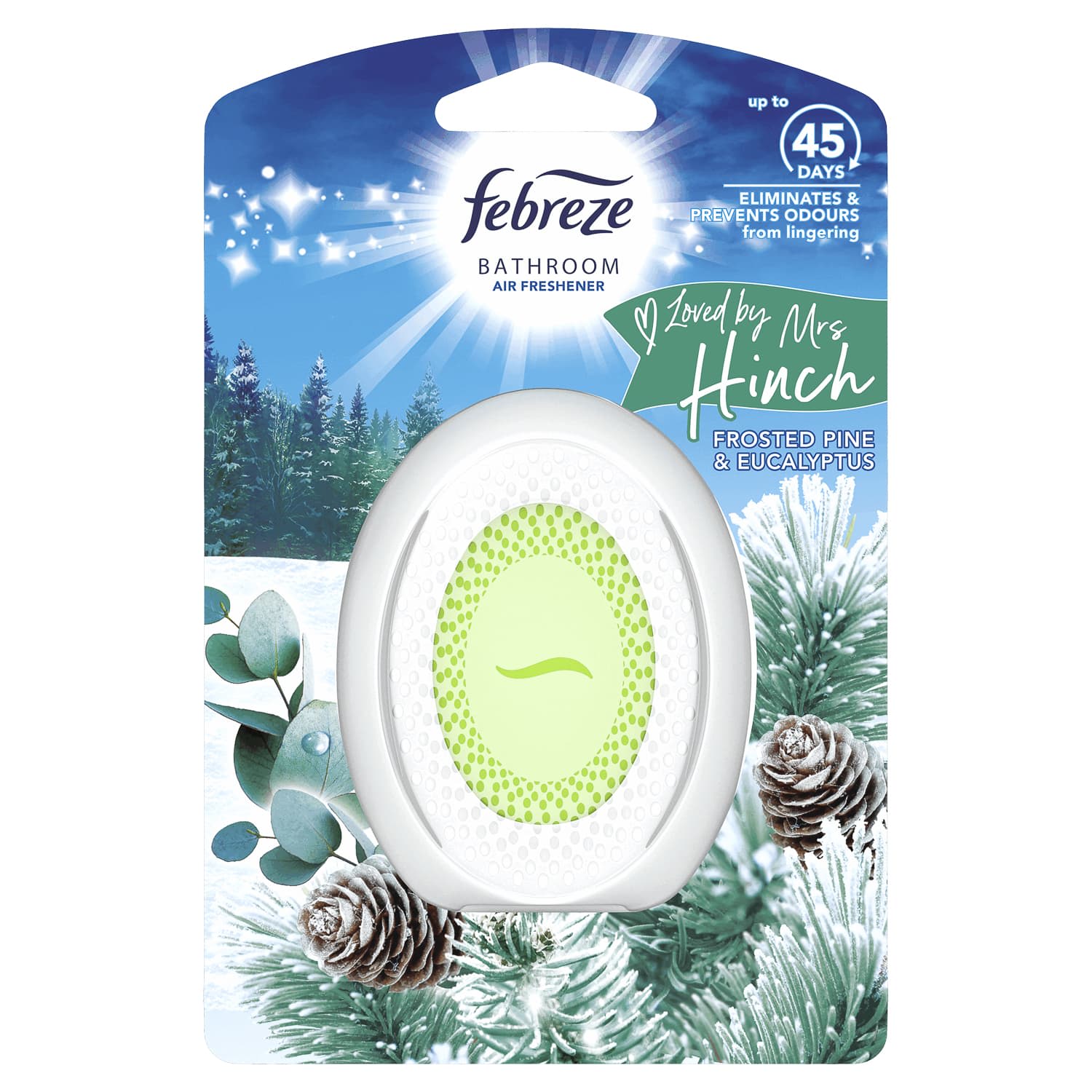 Febreze Bathroom Air Freshener Frosted Pine & Eucalyptus Air