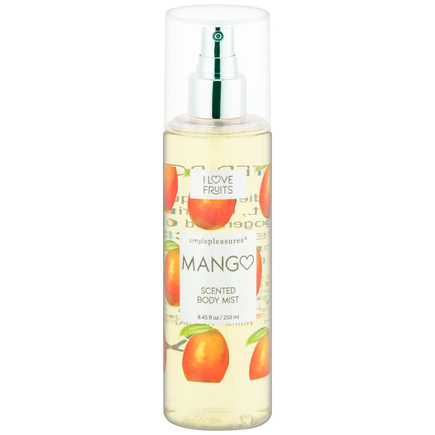 I Love Fruits Scented Body Mist 250ml Mango Body Sprays B&M Stores