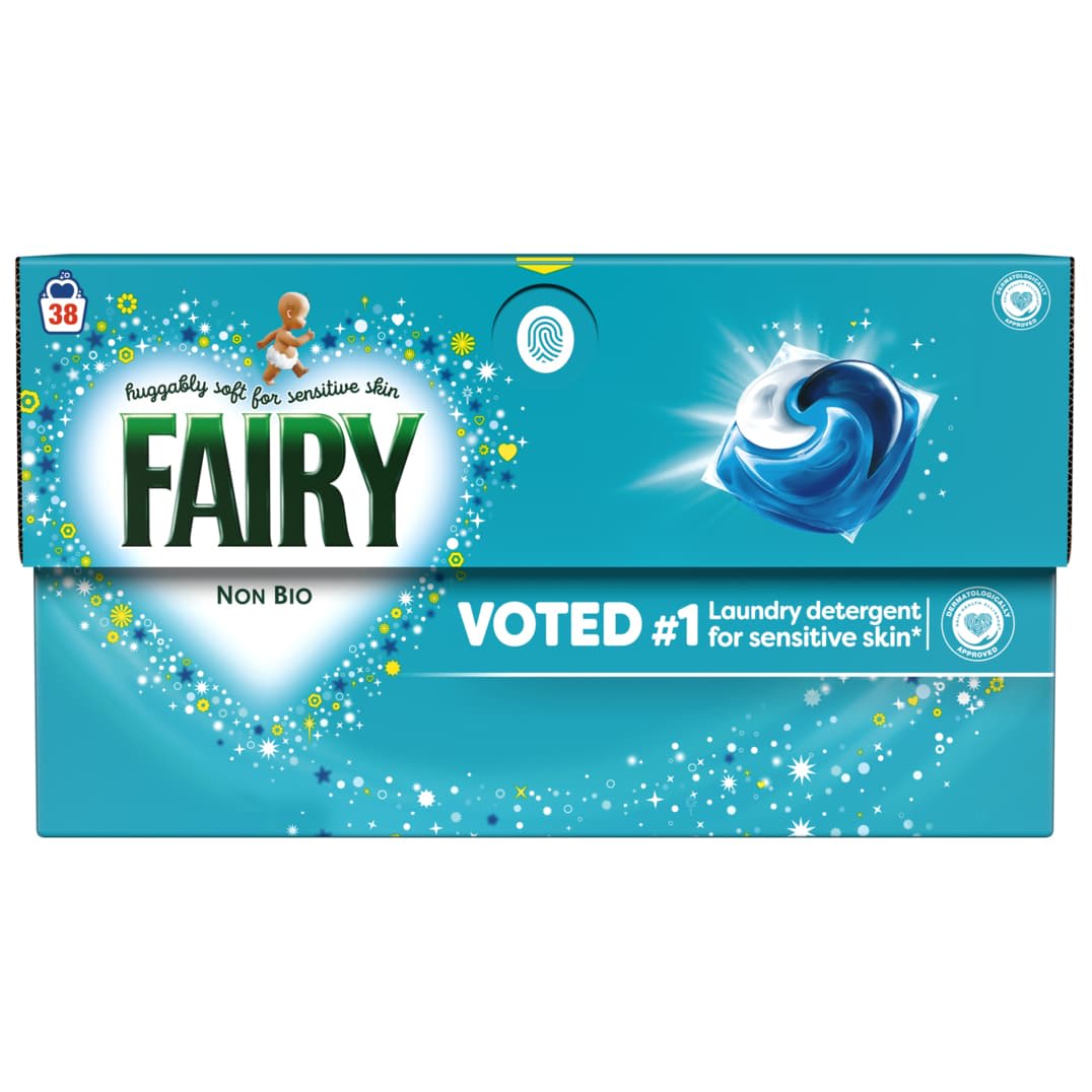 Fairy Non Bio Washing Liquid Pods 38 Washes