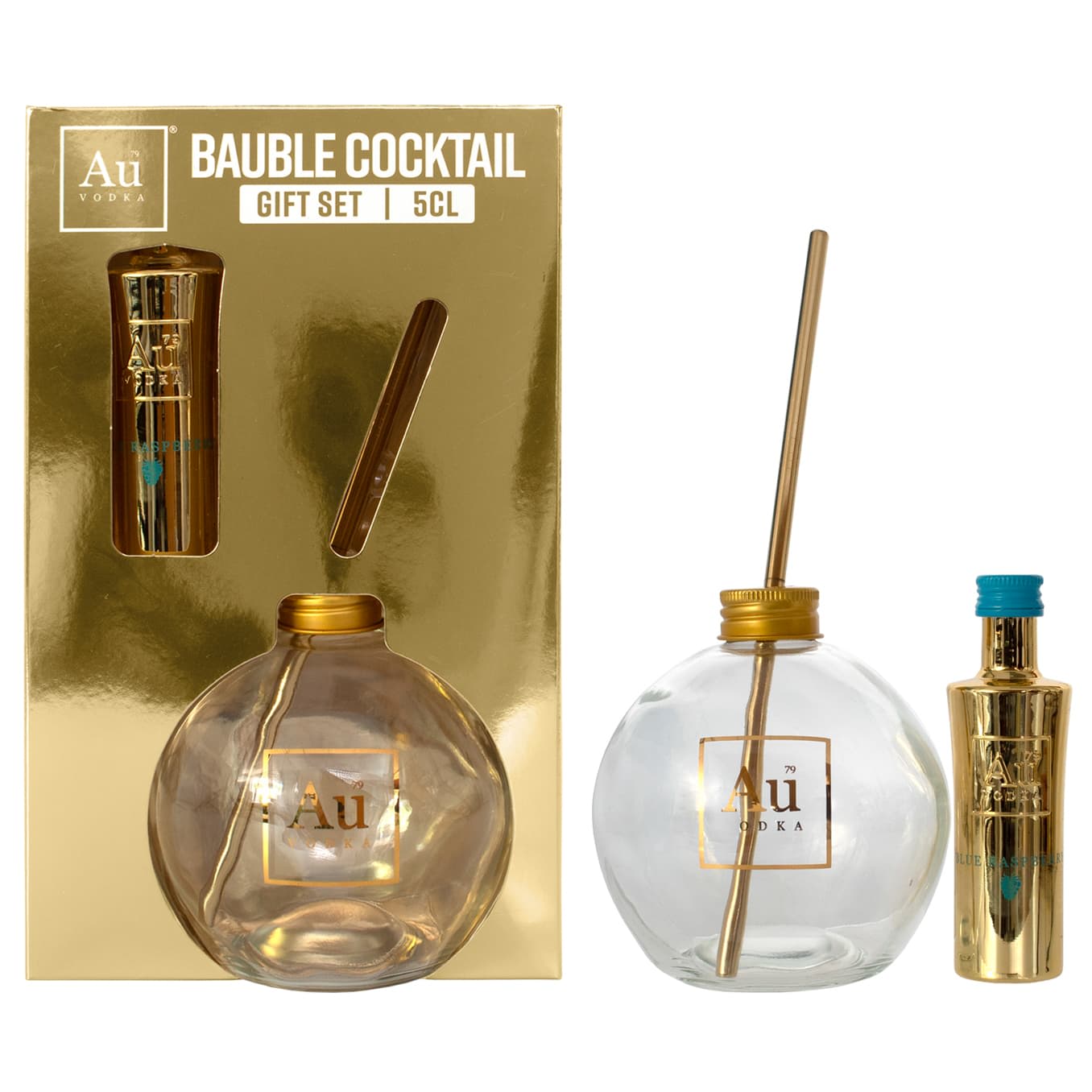 Au Vodka Bauble Cocktail Gift Set