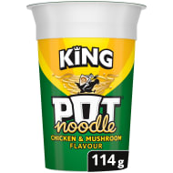 King Pot Noodle Chicken & Mushroom