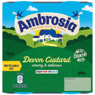 Ambrosia Ready To Eat Devon Custard 4 X 120G