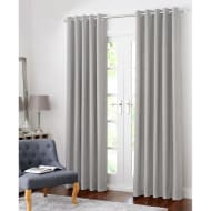 B M Colorado Hopsack Fully Lined Eyelet Curtain 46 X 54 291202