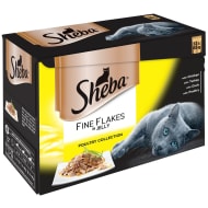 Sheba Select Slices Poultry in Gravy Cat Food Pouches 12 x 85g