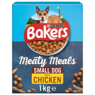 BAKERS Meaty Meals Small Dog Beef Dry Dog Food 1kg
