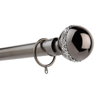 Extendable Diamante Curtain Pole 70 120cm Curtain Tracks Rails
