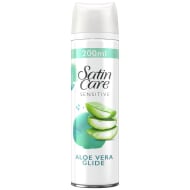 Satin Care Sensitive Aloe Vera Glide Shaving Gel 200ml
