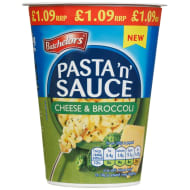 Pasta 'n' Sauce Cheese & Broccoli Flavour Instant Pasta Pot 65g