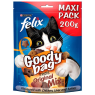 Felix Goody Bag Original Chicken Liver and Turkey Cat Treats