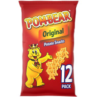 Pom-Bear Original Multipack Crisps 12 Pack