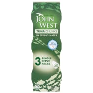 John West Tuna Chunks in Spring Water 3 x 80g