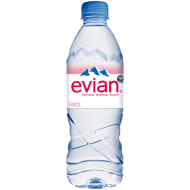 Evian Natural Bottled Mineral Still Water 500ml