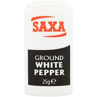 Saxa Ground White Pepper 25g