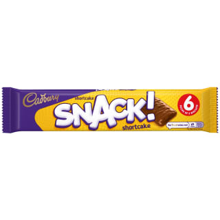 Cadbury Snack Shortcake Biscuits 6pk 120g
