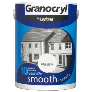 Granocryl Smooth Masonry Paint - Brilliant White 5L