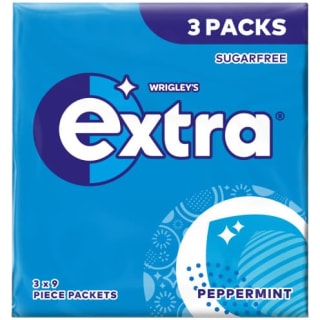 Wrigley's Extra Chewing Gum Peppermint 3pk