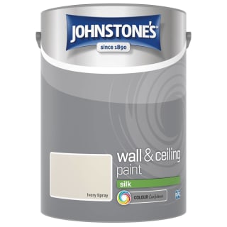Johnstone's Paint Vinyl Silk Emulsion - Ivory Spray 5L