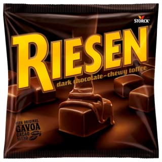 Riesen Dark Chocolate Toffee 135g