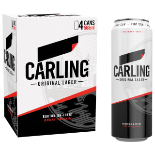 Carling Lager 4 x 568ml Can