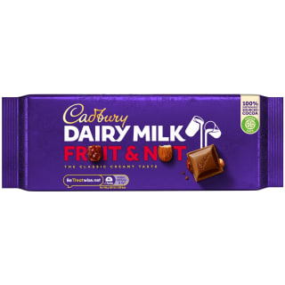 Cadbury Dairy Milk Fruit & Nut 180g