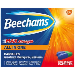 Beechams Max Strength All In One Capsules 8pk