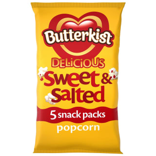 Butterkist Delicious Sweet & Salted Popcorn 5 x 12g