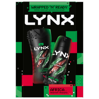Lynx Africa Body Wash & Spray Set 2pcs